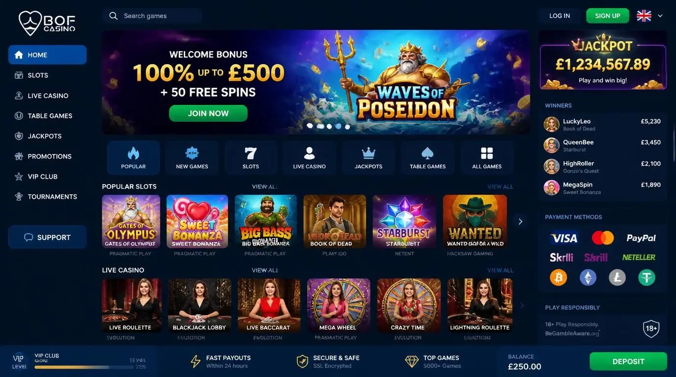 Bof Casino Nederland voor Spelers die Meer Verwachten image 1
